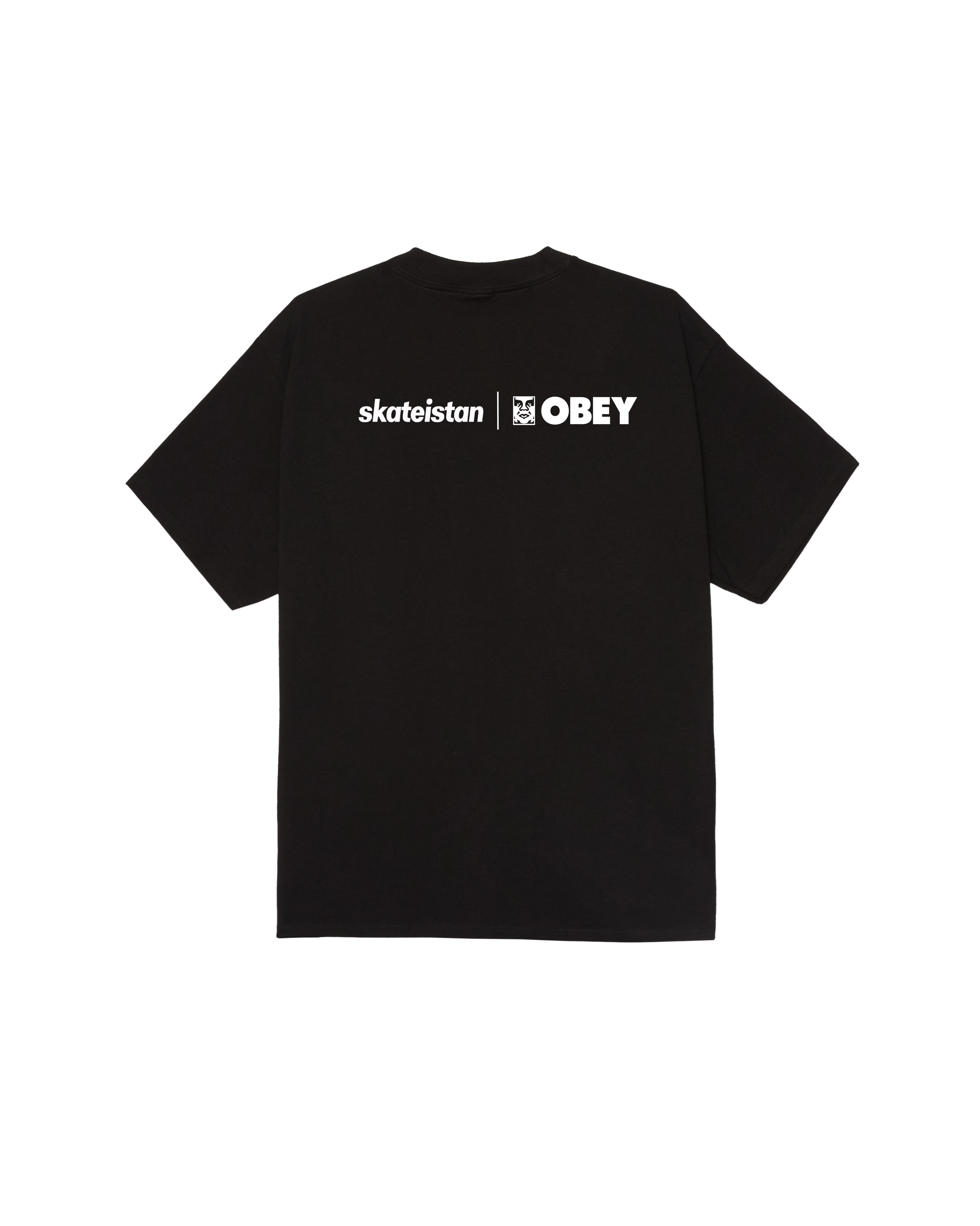 OBEY SKATEISTAN TEE BLACK - Tôpette Skateboards & Lifestyle